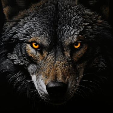 Tableau Yeux Loup